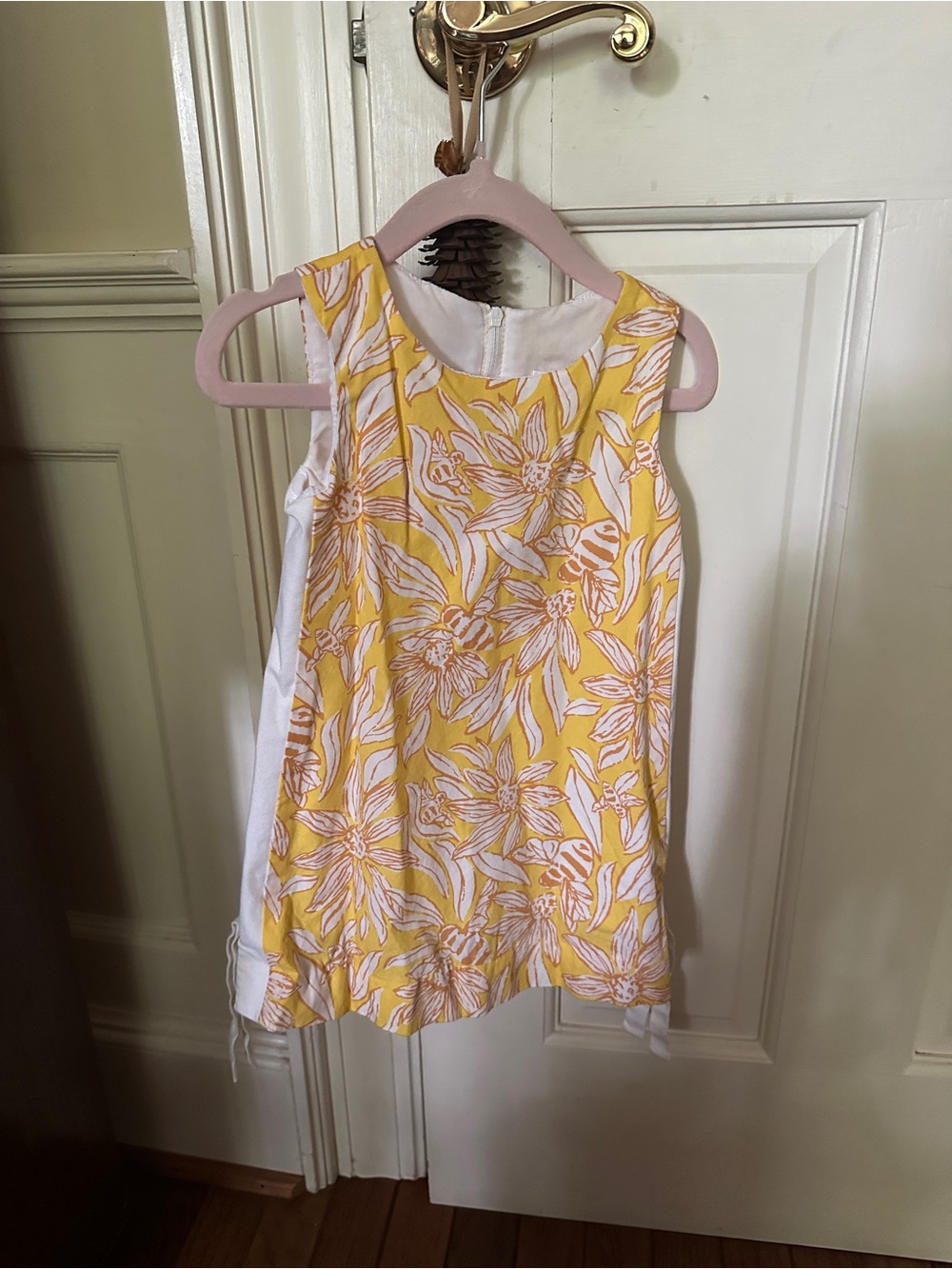 Lily Pulitzer dress 2T in yellow floral print